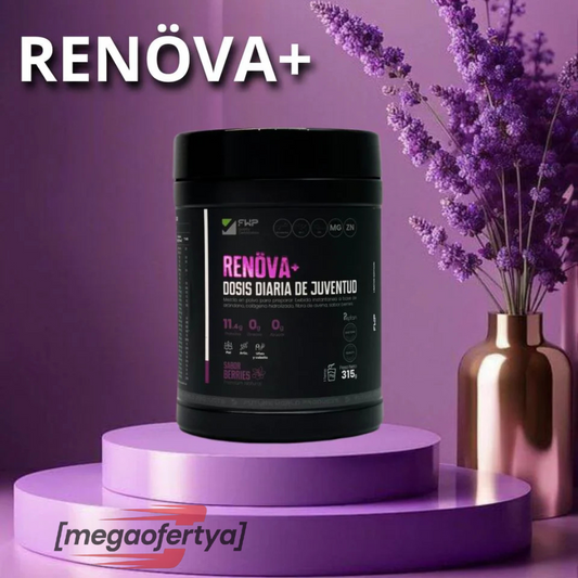 COLAGENO RENOVA PLUS (Colágeno + Resveratrol + Coenzima Q10 + Vitamina C + Magnesio + Zinc, )